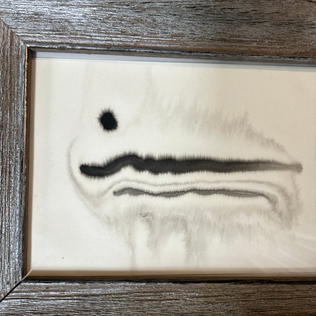 Contemporary original abstract landscape watercolor painting. Measures approximately 9x6.5 or 12.5x10 framed. Check out my...