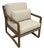 Brownstone Teak Wood Accent Chair, Prototype For Sale