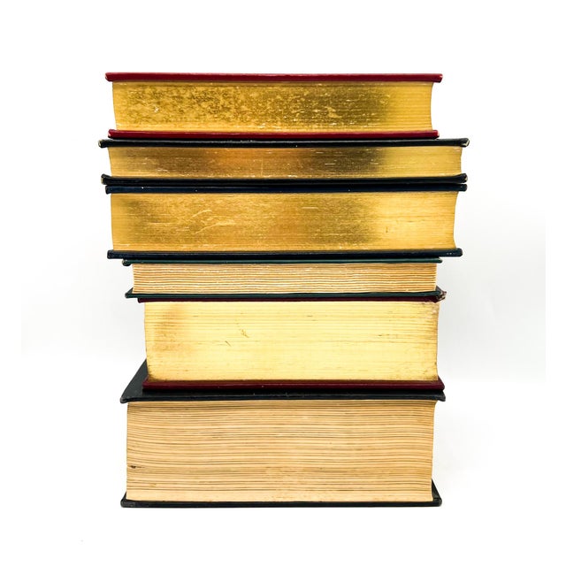 Set of 6 Vintage Leather & Faux Leather Bound Classic Books – 4 Easton Press Editions For Sale - Image 15 of 18