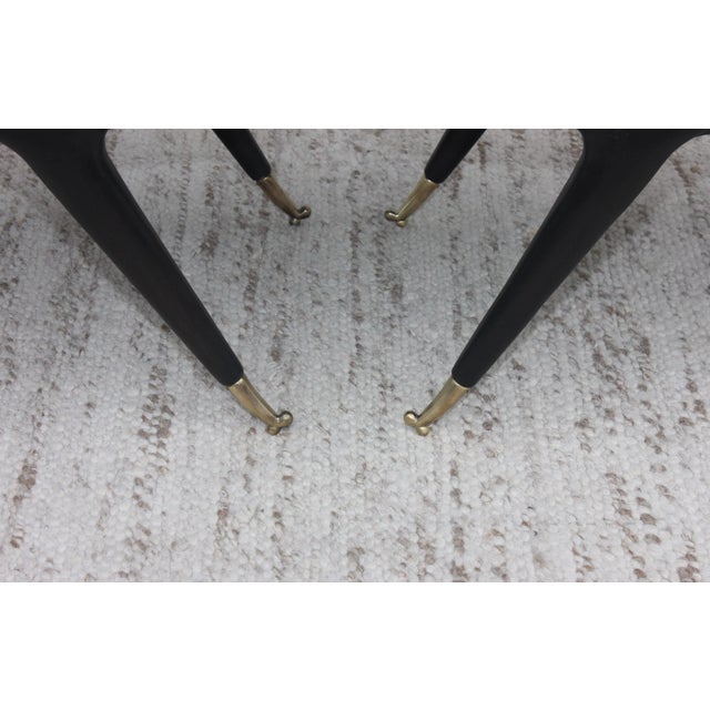 Metal Ico & Luisa Parisi Style Sculptural Italian End Tables For Sale - Image 7 of 13