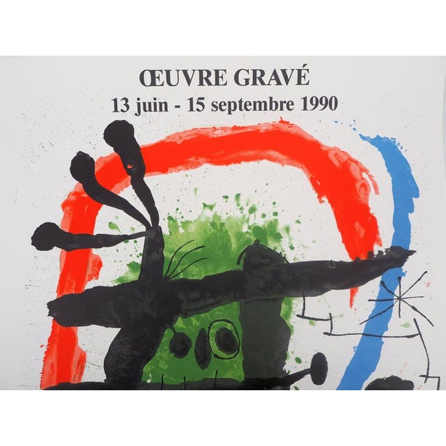 Joan Miro, Exhibition 1978 Galerie Maeght, Lithograph For Sale - Image 5 of 7