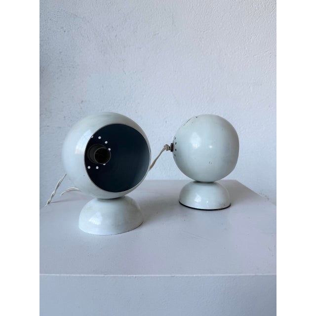 Eyeball Lamps, 1980s, Set of 2 For Sale - Image 4 of 15