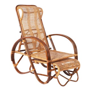 Bamboo Lounge Chair For Sale