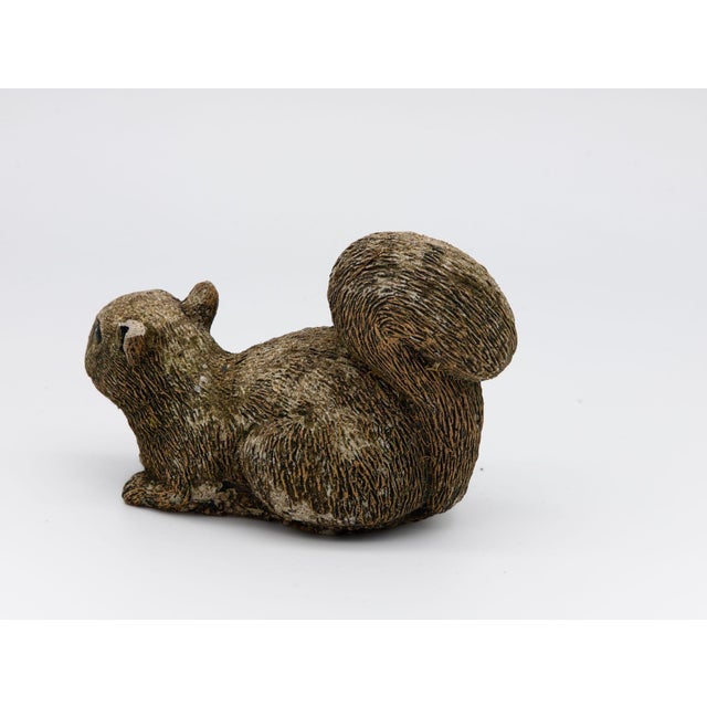 1960s Composite Stone Squirrel Garden Ornament, English 20th Century For Sale - Image 5 of 7