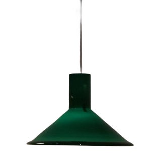 Small Glass Pendant Light by Michael Bang for Holmegaard, 1970s For Sale