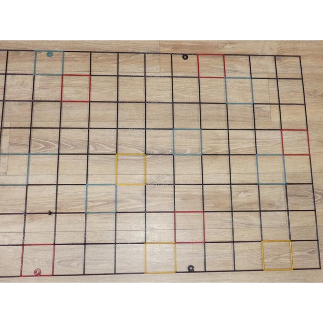 String Cloakroom Black Colored Wire Frame, 1960s For Sale - Image 11 of 14