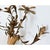 Vintage French Gilded Metal Basket of Flowers Wall Sconce For Sale In Baton Rouge - Image 6 of 12