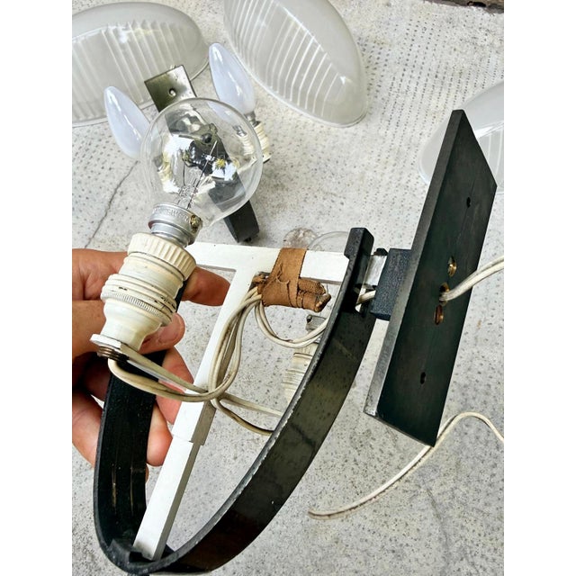 Vintage Lambda Wall Lamps by Vico Magistretti for Artemide, 1961, Set of 2 For Sale - Image 6 of 18