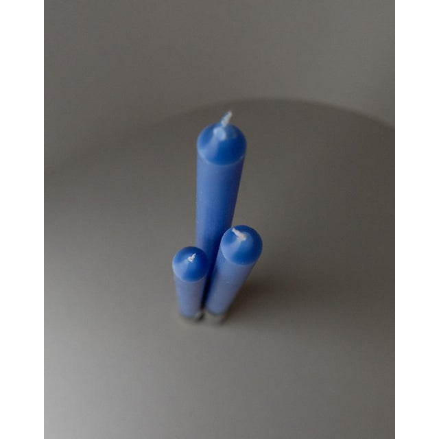 Vintage Candleholder for 3 Candles in Stainless Steel, Italy For Sale - Image 4 of 11