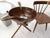 Brown Extra Large Turned Teak Wood Salad Bowl on Tripod Stand For Sale - Image 8 of 10