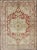 Textile Fine Turkish Oushak Rug With Centre Medallion in Light Red and Ivory For Sale - Image 7 of 7