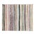 Mini Vintage Striped Rag Rug - 2`4″ X 2`7″ For Sale
