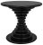 NOIR Scheiben Hourglass Side Table, Hand Rubbed Black For Sale In Los Angeles - Image 6 of 6