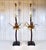 Hollywood Regency Vintage Maitland Smith Palm Tree Table Lamps, Gold Gilt, 1990s For Sale - Image 3 of 10
