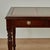 Early 20th Century Antique English Leather Top Desk For Sale - Image 5 of 16