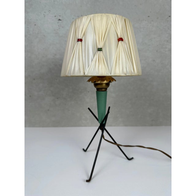 Vintage Tripod Lamp For Sale - Image 4 of 11