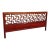 Vintage Chinoiserie Asian Style Queen Headboard by Yin Yin For Sale