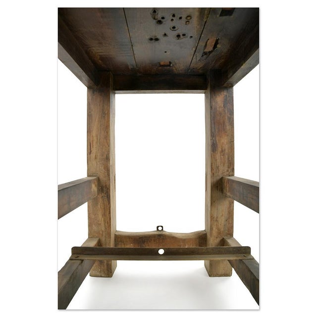 Wood Table in Solid Wood For Sale - Image 7 of 8