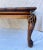 Wood Vintage Solid Wood Coffee Table With Hand-Carved Bamboo Details For Sale - Image 7 of 12