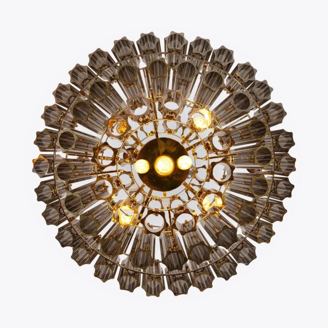 Early 21st Century Smoked Mirror Palermo Chandelier from Pure White Lines For Sale - Image 5 of 8