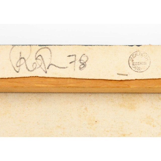 Textile Jack Roth Untitled Acrylic on Canvas, 1978 For Sale - Image 7 of 9