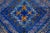 Rug & Kilim Vintage Moroccan Berber Rug With Blue Diamond Design by Rug & Kilim, 1950-1959 For Sale - Image 4 of 9