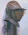 Short-Sighted by Elena Burykina | Oil on panel Portrait of a figure in a helmet and armor. For Sale