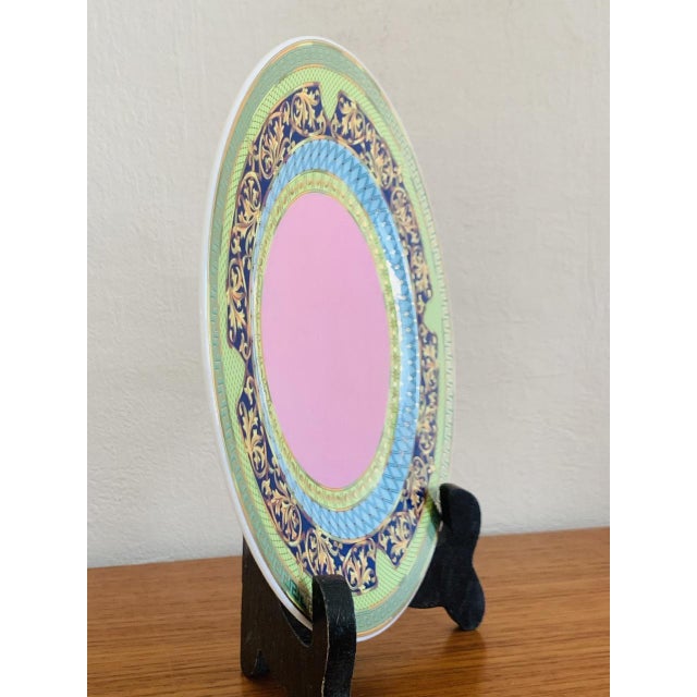 Red Vintage Versace Russian Dream Porcelain Plate by Gianni Versace for Rosenthal, 1990s For Sale - Image 8 of 11