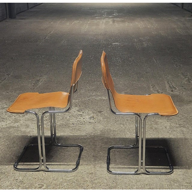 Arflex Calla Chairs by Antonio Ari Colombo for Arflex, 1970, Set of 2 For Sale - Image 4 of 7