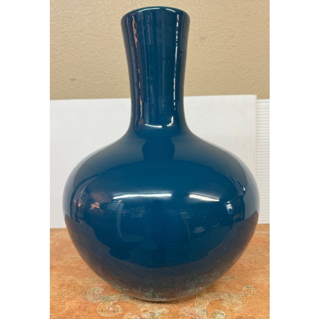 Martino Interiors Globular Ceramic Bottle Vase For Sale In San Francisco - Image 6 of 12