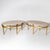 Modern Oval Coffee Tables with Travertine Tops, Italy 1970s For Sale - Image 3 of 9