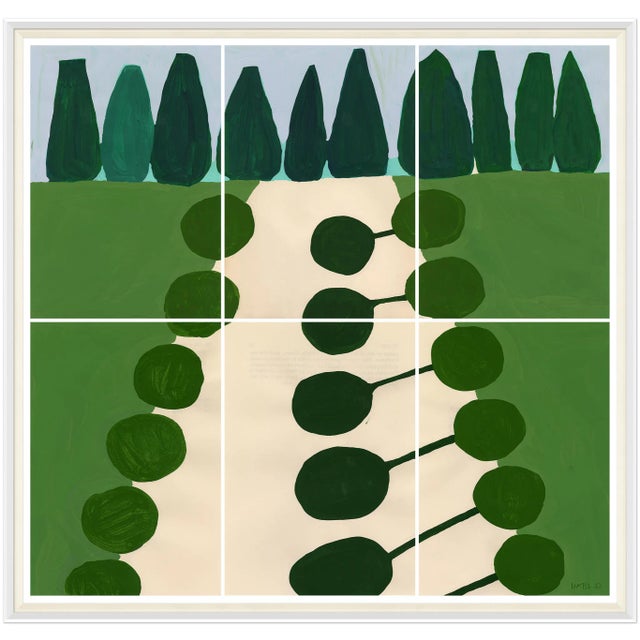 Afternoon Light in the Garden Art Print by Susan Hable For Sale