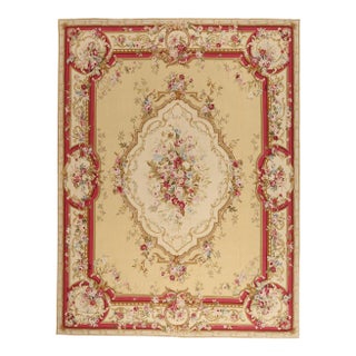 Vintage Chinese Aubusson Rug, 11'08 X 15'05 For Sale