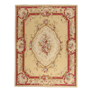 Vintage Chinese Aubusson Rug, 11'08 X 15'05