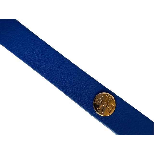 Tory Burch Frog Faux Pearl Enamel Leather Double Wrap Bracelet New For Sale - Image 10 of 14