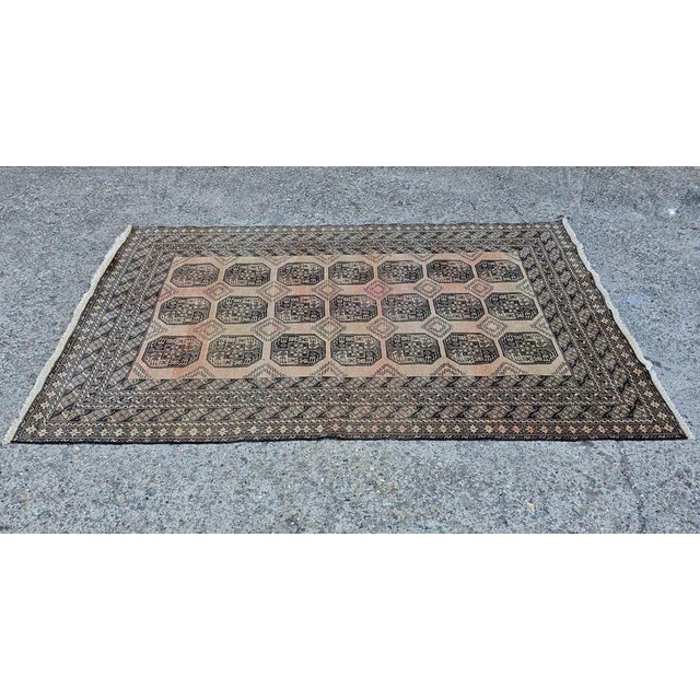 Textile Vintage Afghan Ersari Rug, 1920s For Sale - Image 7 of 10