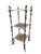 Victorian Iron Figural Brass Tone Victorian Pedestal For Sale - Image 3 of 17