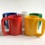 This is a set of five Ingrid Chicago cups in red, blue, white, yellow and green. They stack easily and feature a large...
