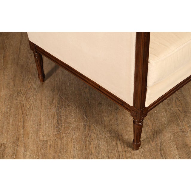 Edward Ferrell French Louis XVI Style Loveseat Sofa For Sale - Image 13 of 18