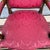 A Vintage Red Upholstered Carved French Style Bergere Arm Chair. For Sale - Image 10 of 12