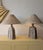 Beige Mid-Century Brutalist Pottery Lamps from Vanguard, USA, 1970s, Set of 2 For Sale - Image 8 of 13