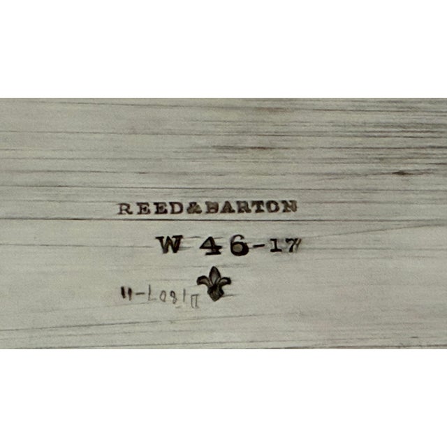 Silver Reed and Barton Engraved Nursery Rhymes Silverplate High Chair Tray - 1939 For Sale - Image 8 of 12