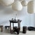Japanese-Style Teardrop-Shaped Pendant Light in Rattan and Natural Linen, 1980s For Sale - Image 13 of 18