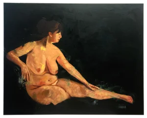 “Lady” Original Figure Oil Painting on Canvas Tasteful Nude