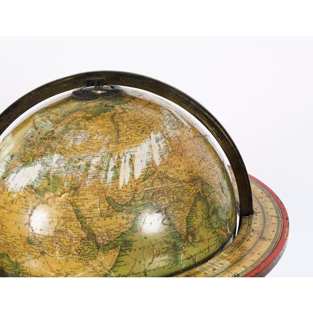Antique Victorian Terrestrial Table Globe from Malbys, 19th Century For Sale - Image 11 of 18