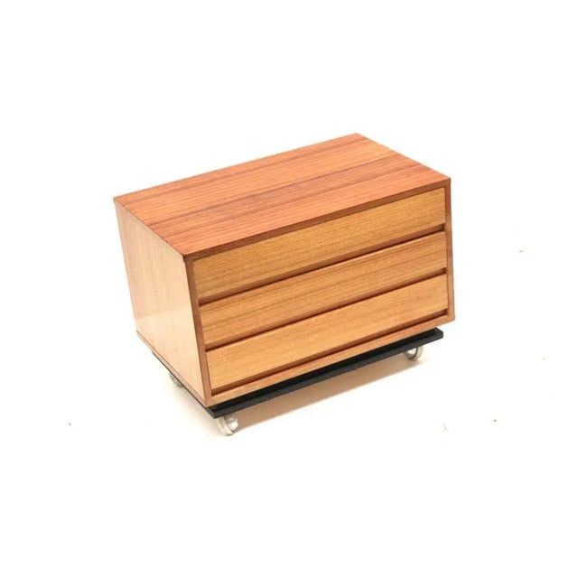 Vintage Chest of Drawers on Casters, 1960s For Sale - Image 6 of 6