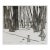 Late 20th Century Snowy Winter Forest Landscape Etching For Sale