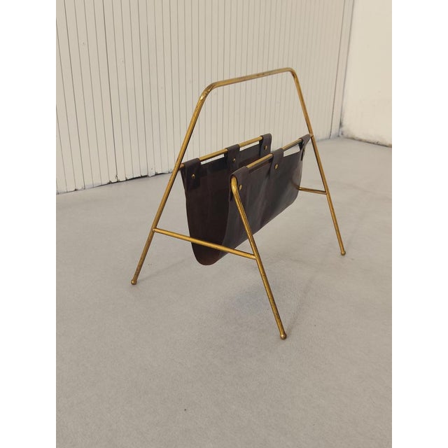 Mid-Century Modern 13007 Magazine Rack by Angelo Lelli for Arredoluce, 1949 For Sale - Image 3 of 7