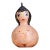 Nude Goddess Gourd Rattle Made & Blessed by Outsider Folk Artist Dixie Lubin For Sale