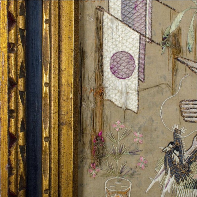 Antique Belgian Sailor's Silkwork, c.1923 For Sale - Image 9 of 10